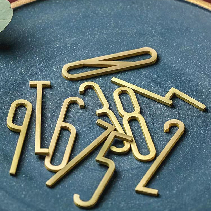 BETA Brass Numbers 0-9