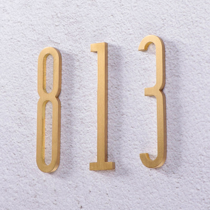 BETA Brass Numbers 0-9