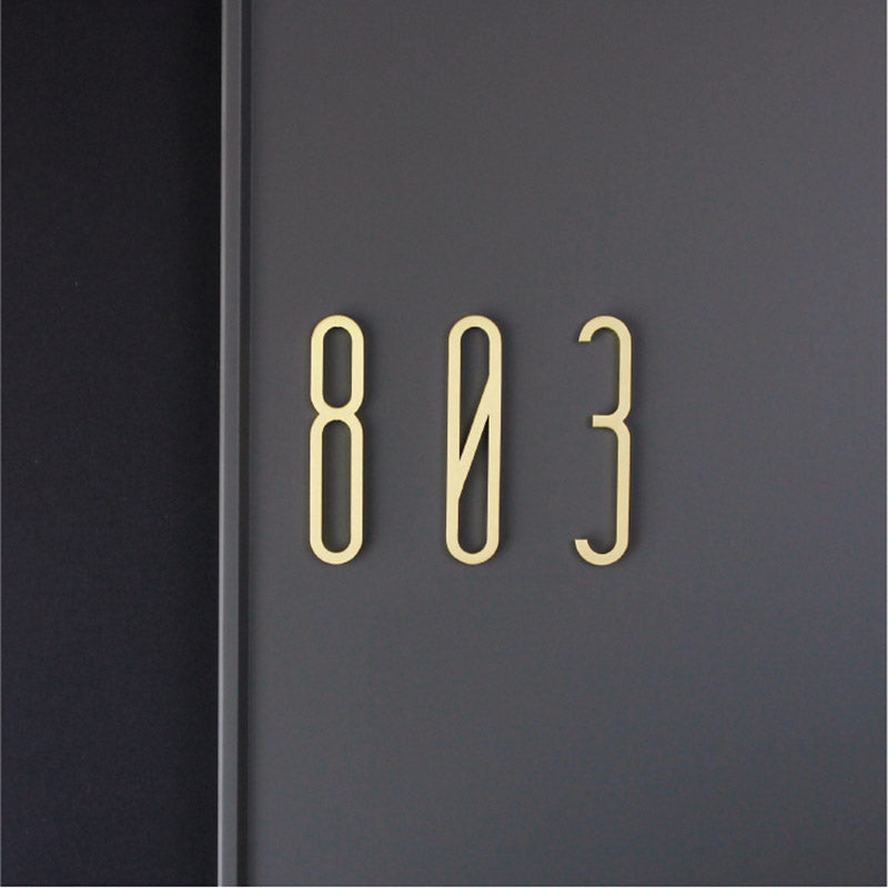 BETA Brass Numbers 0-9