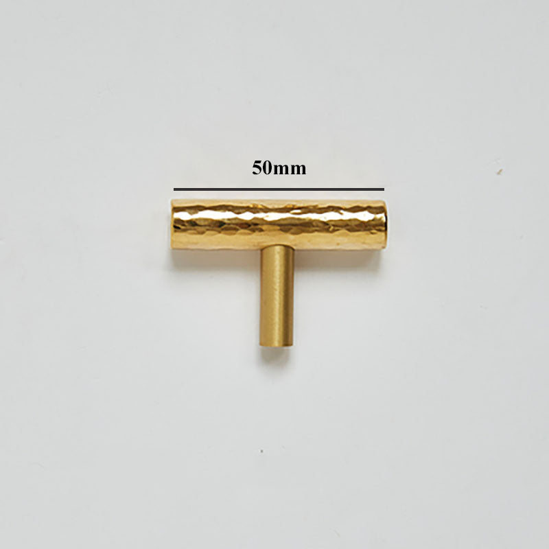 LUX Hammered Brass Cabinet Handles