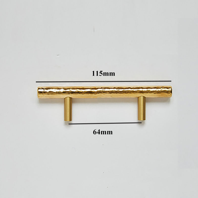 LUX Hammered Brass Cabinet Handles