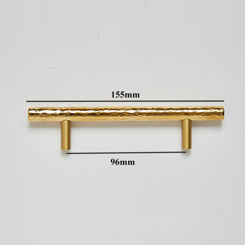 LUX Hammered Brass Cabinet Handles