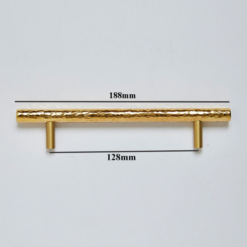 LUX Hammered Brass Cabinet Handles