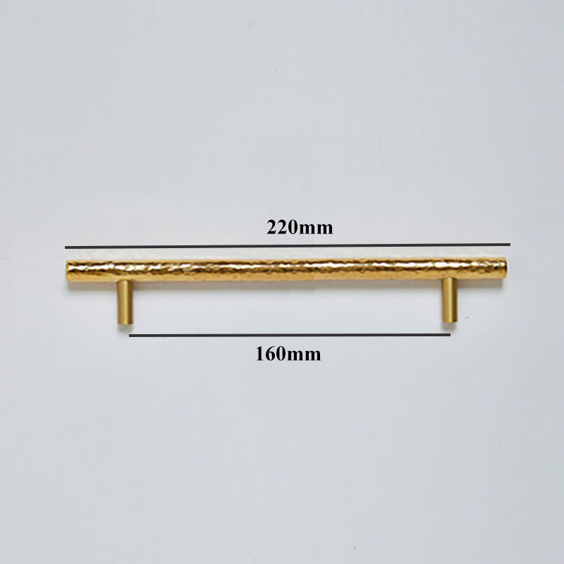LUX Hammered Brass Cabinet Handles