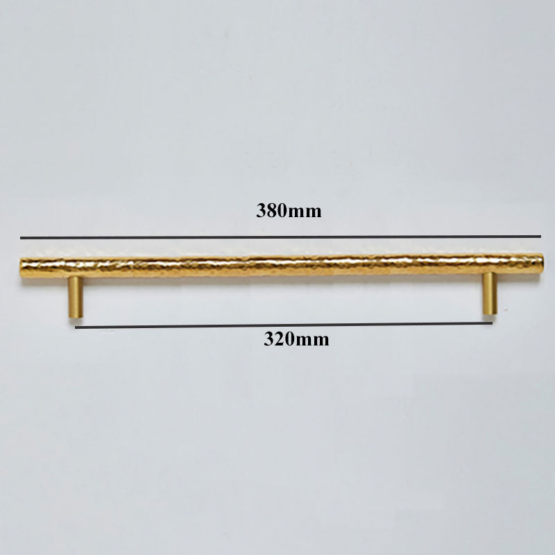 LUX Hammered Brass Cabinet Handles