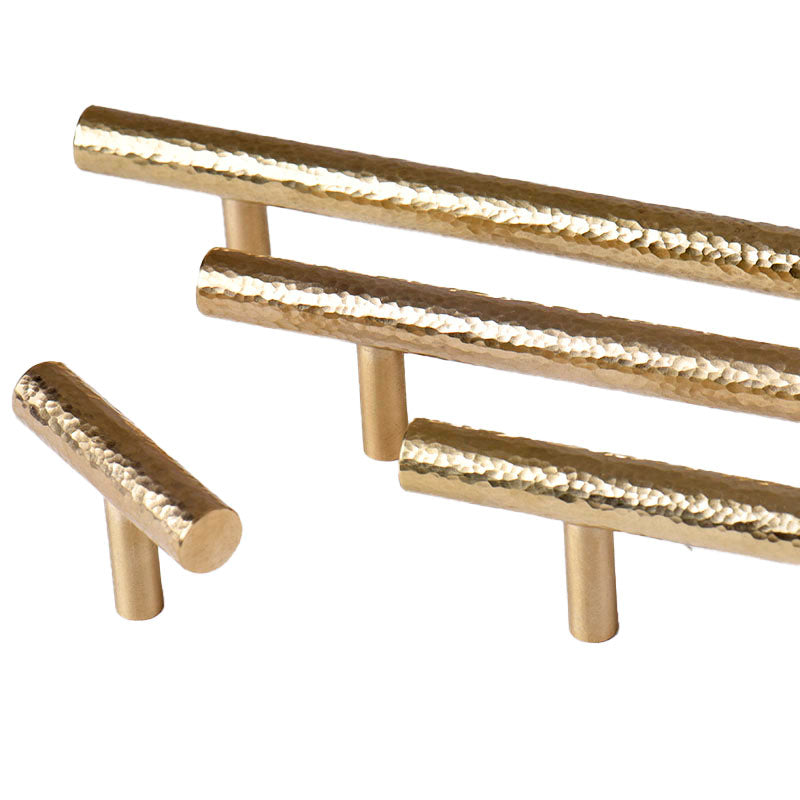 LUX Hammered Brass Cabinet Handles