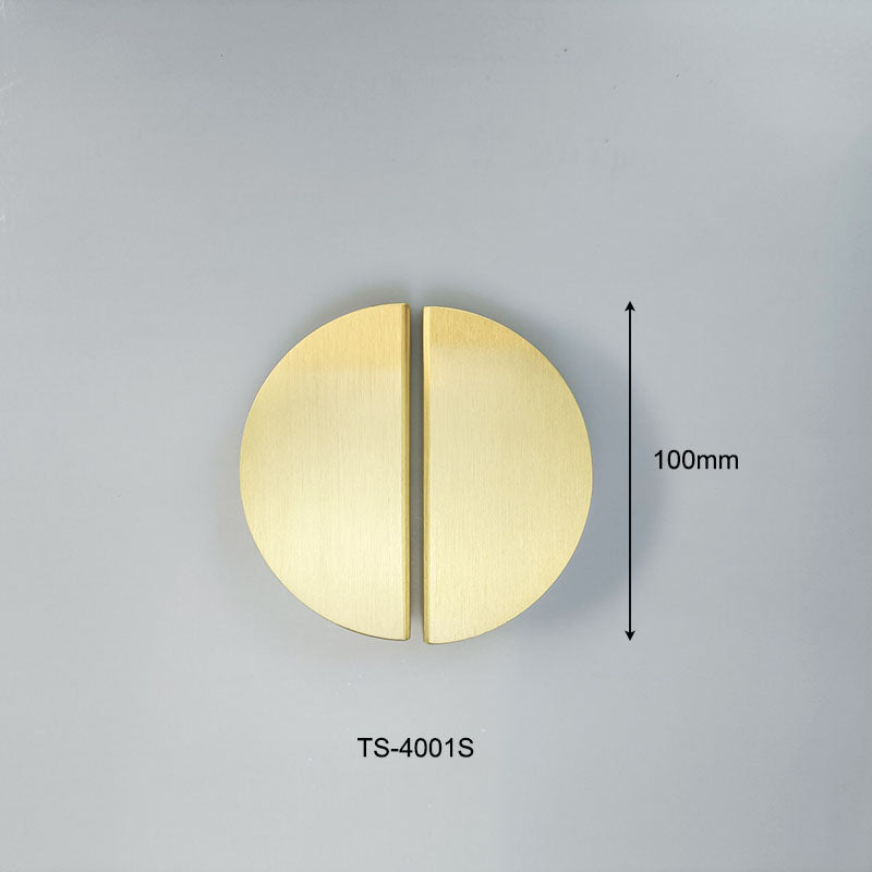 Boutons d'armoire ronds en laiton de 100 mm, 120 mm, 150 mm