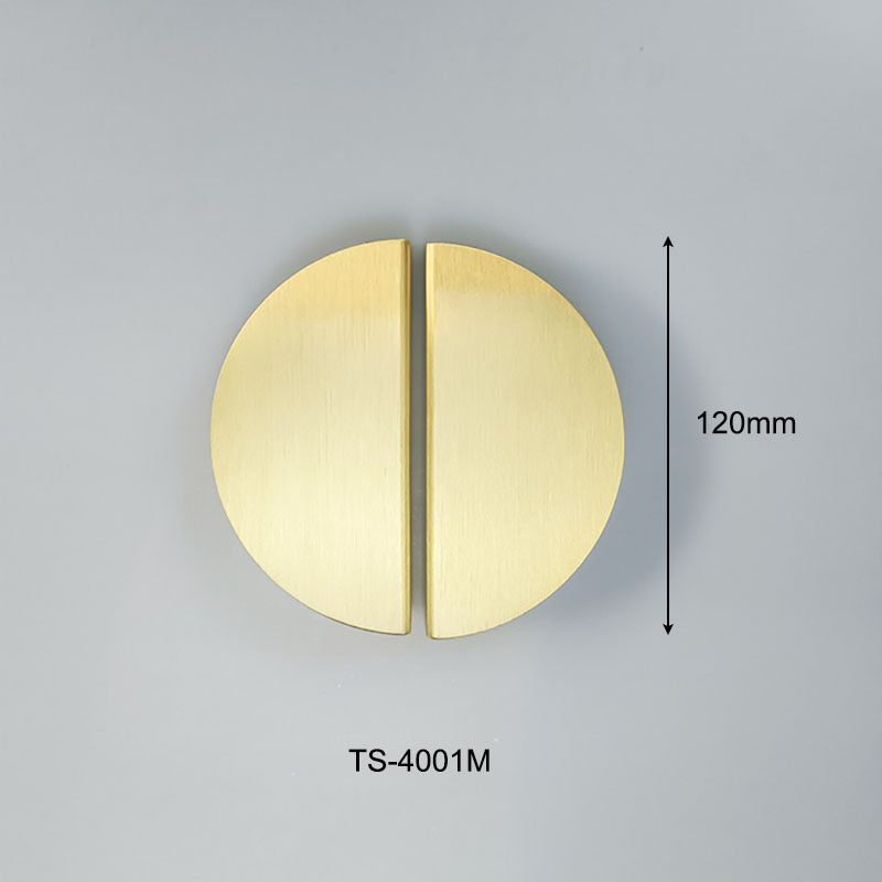 Boutons d'armoire ronds en laiton de 100 mm, 120 mm, 150 mm