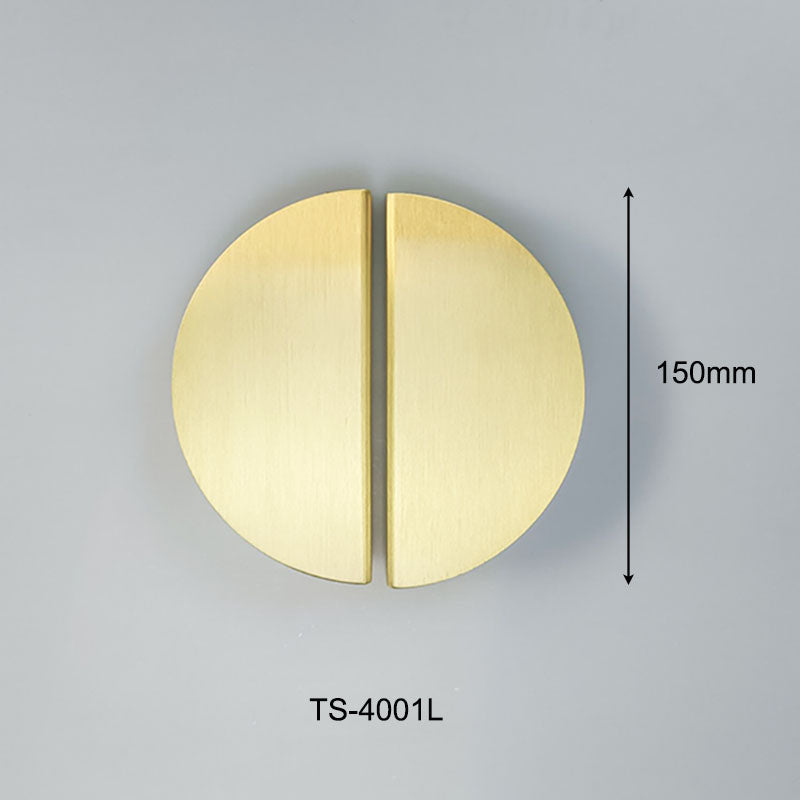 Boutons d'armoire ronds en laiton de 100 mm, 120 mm, 150 mm