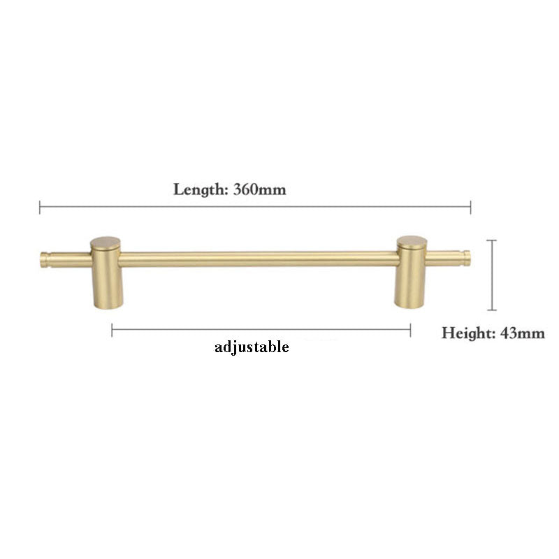 JUST Solid Brass Bar Handle