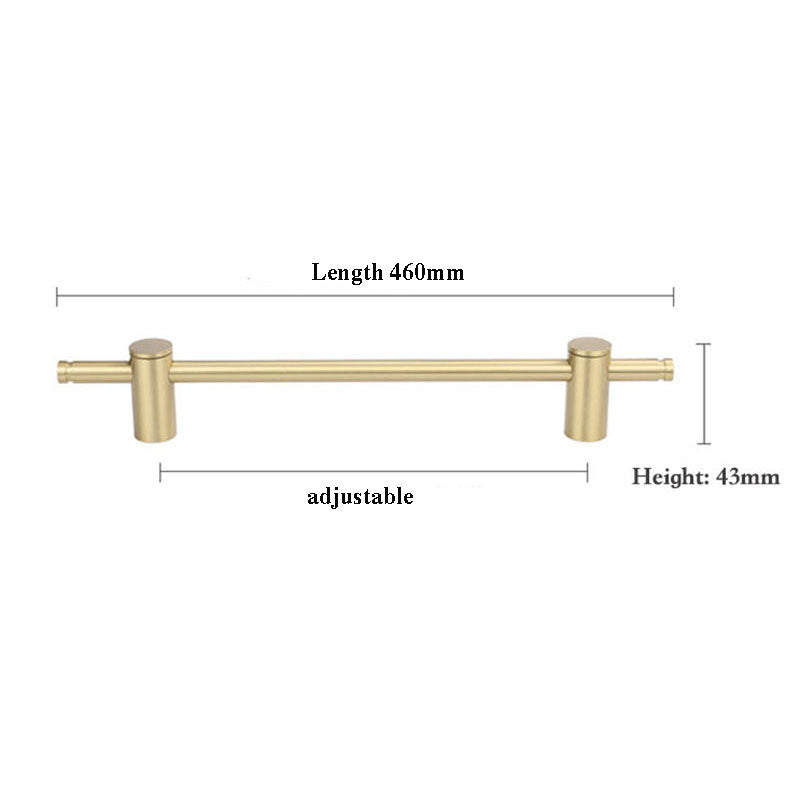 JUST Solid Brass Bar Handle