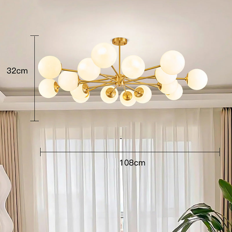 ATLA Brass Chandelier Light