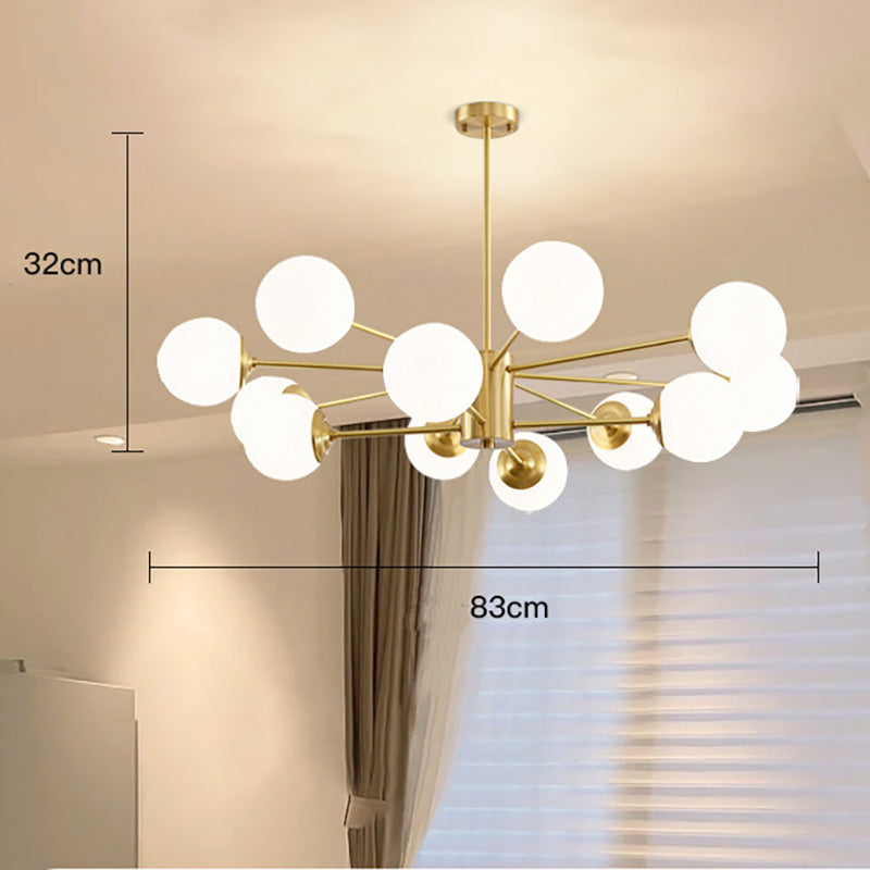 ATLA Brass Chandelier Light