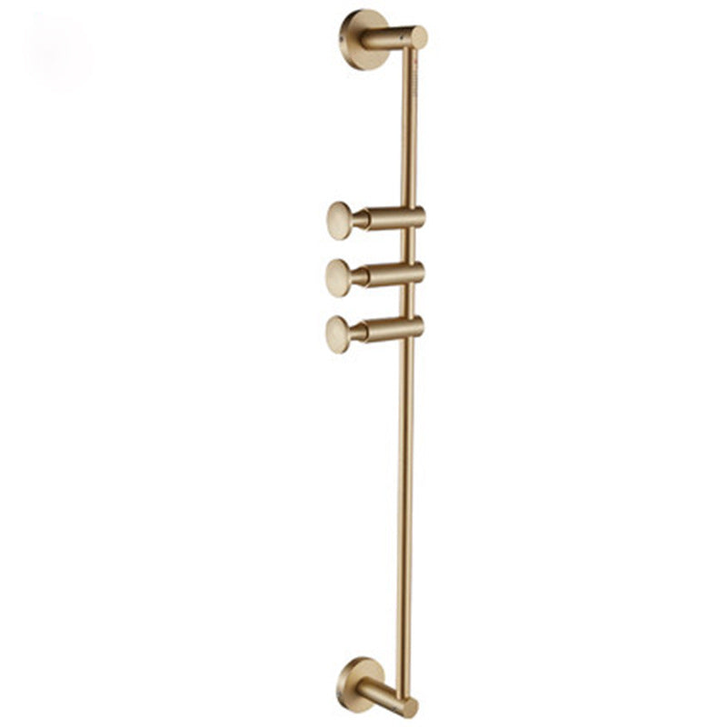 Brushed Gold / Black Brass Bath Hook