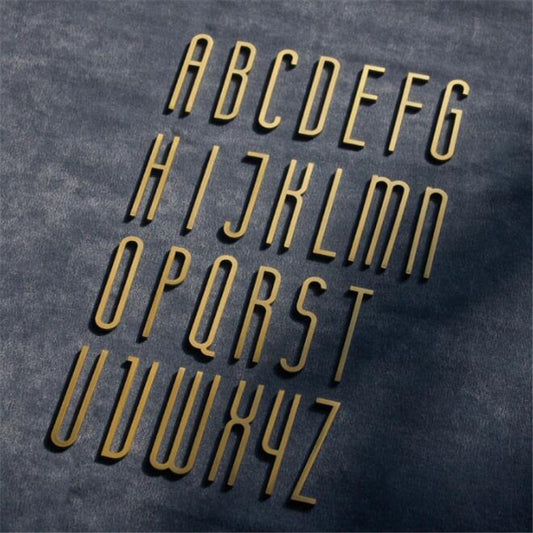 BETA Brass Letters and Numbers