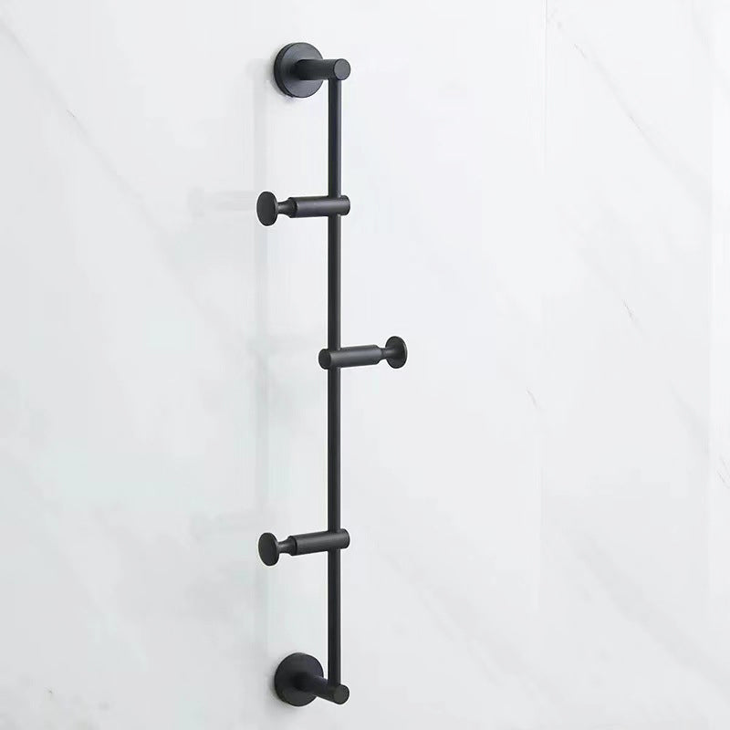 Brushed Gold / Black Brass Bath Hook