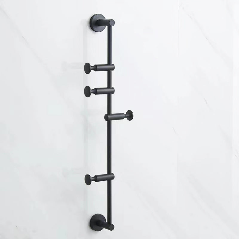 Brushed Gold / Black Brass Bath Hook