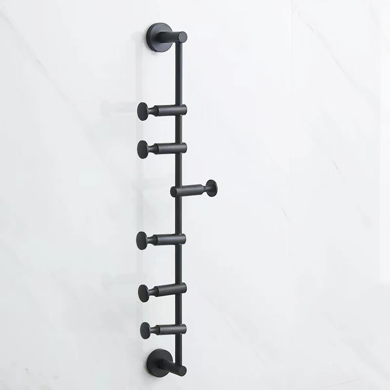 Brushed Gold / Black Brass Bath Hook