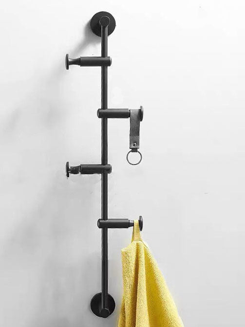 Brushed Gold / Black Brass Bath Hook