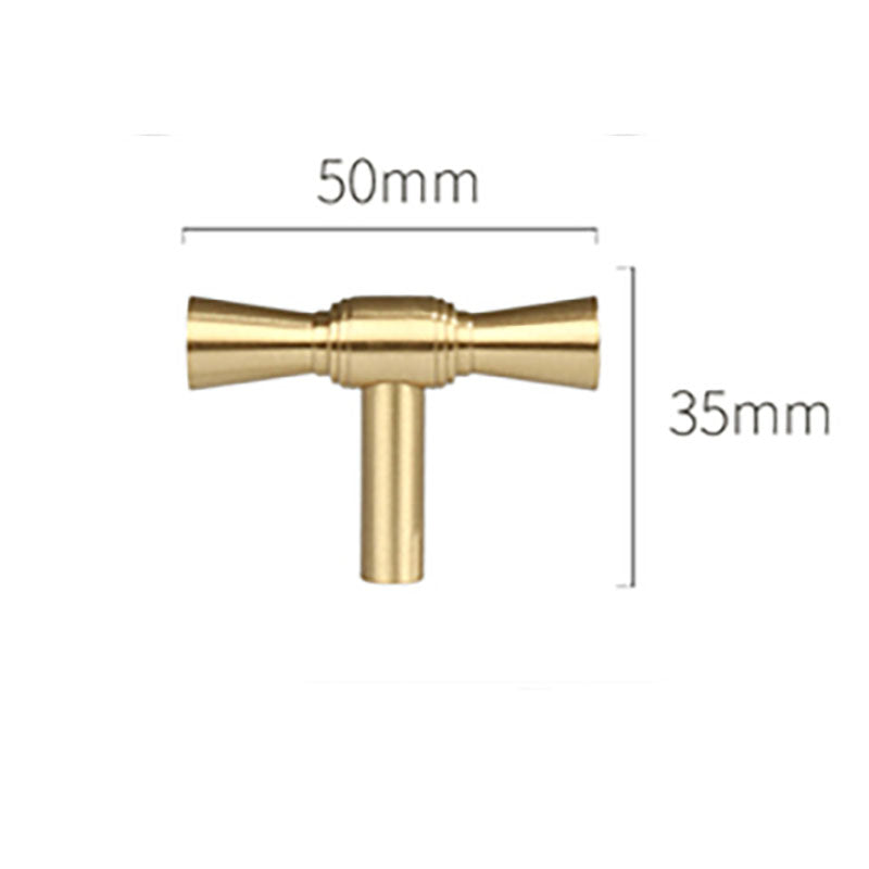 BUK Satin Gold Brass Bar Handle