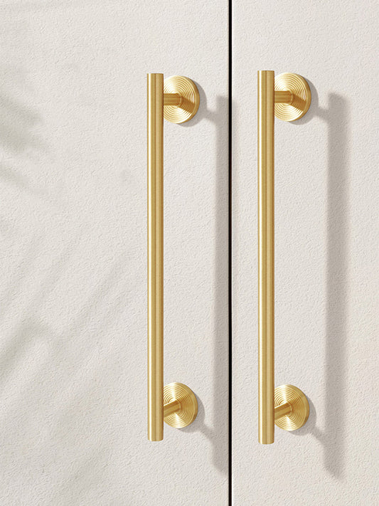 2031 Tbayce Brass Cabinet Handle with Round Base