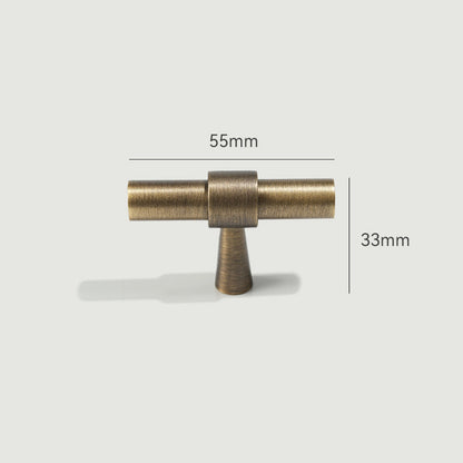 YART Bronze Brass Cabinet T-bar and handle
