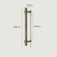 YART Bronze Brass Cabinet T-bar and handle