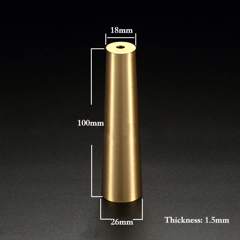 4pcs/pack Brass Leg Cover -taper