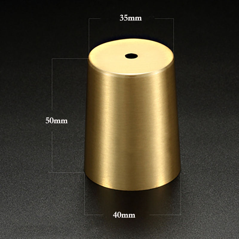 4pcs/pack Brass Leg Cover -taper