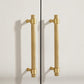 VAINA Knurled Brass Cabinet Handle