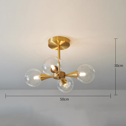 Brass Chandelier Light