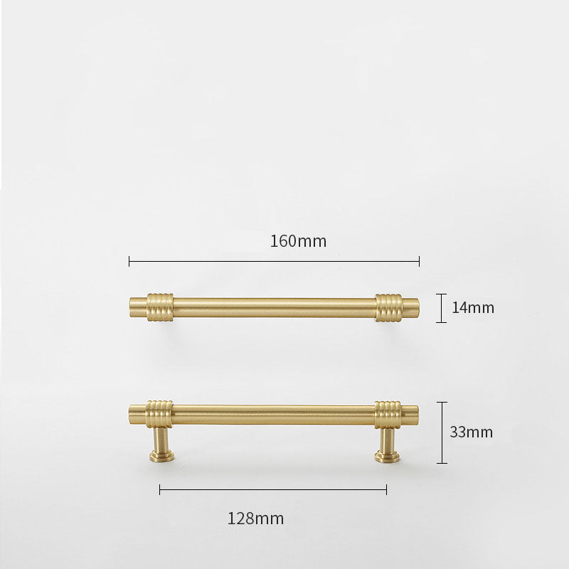 MOC Solid brass handle and knobs