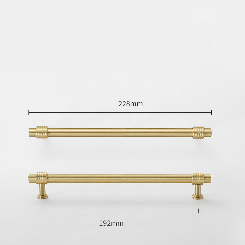 MOC Solid brass handle and knobs