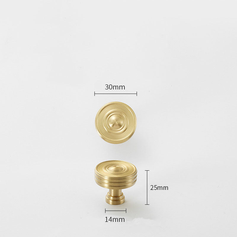 MOC Solid brass handle and knobs