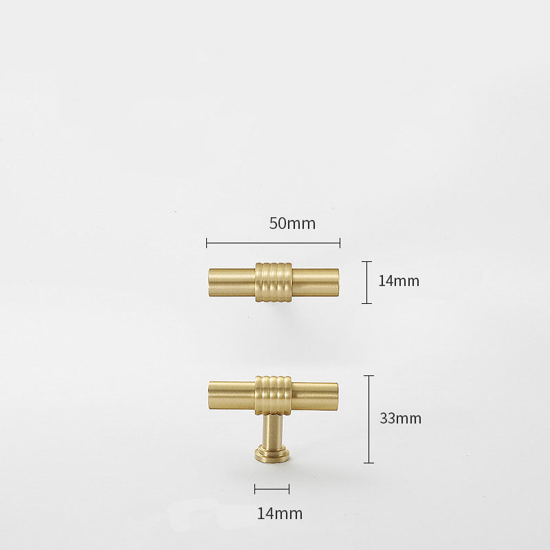 MOC Solid brass handle and knobs