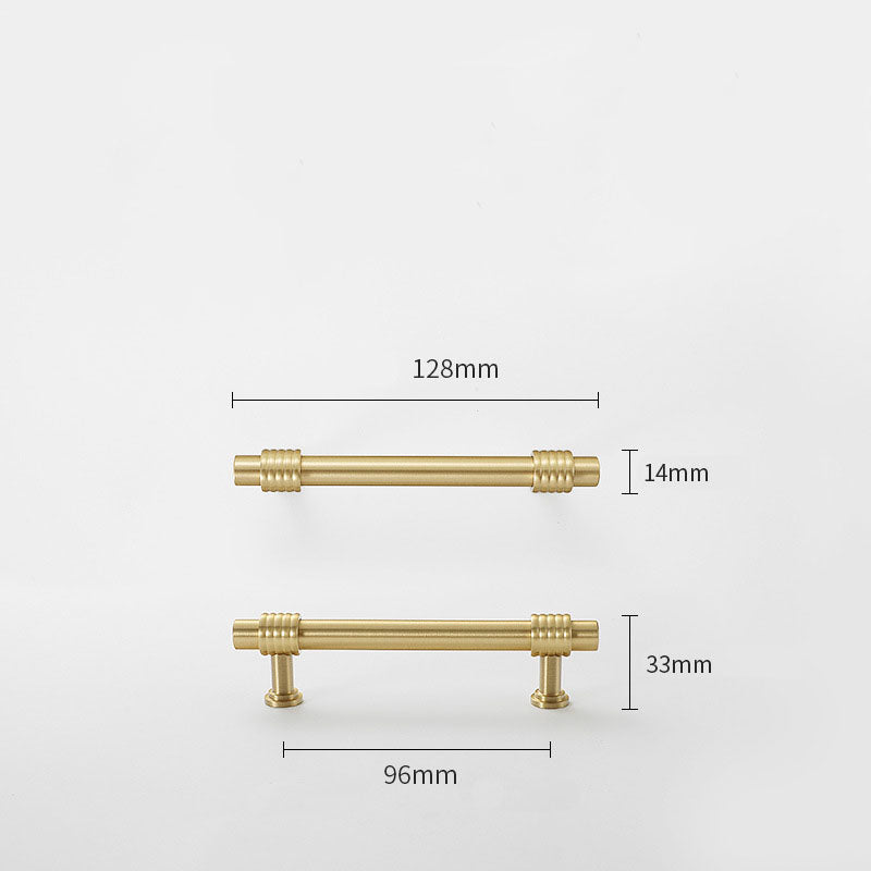 MOC Solid brass handle and knobs