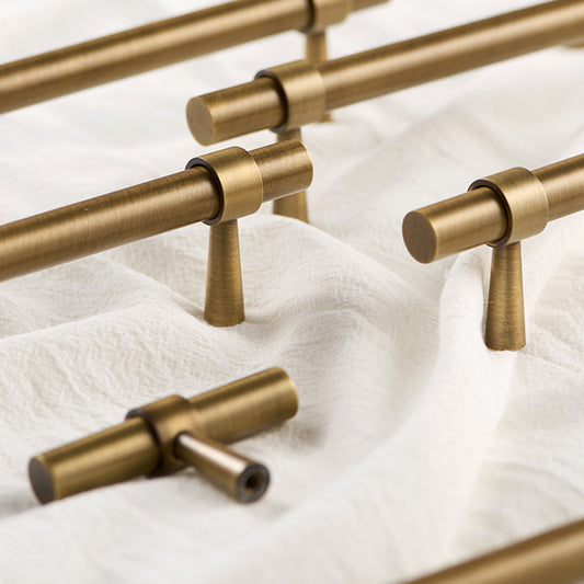 YART Bronze Brass Cabinet T-bar and handle