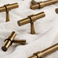 YART Bronze Brass Cabinet T-bar and handle