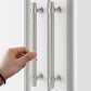AMRA Nickel Brass Furniture Cabinet Handles Drawer Pulls
