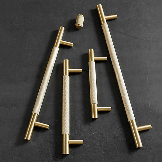 KANA Knurled Brass Cabinet Handles and Knobs