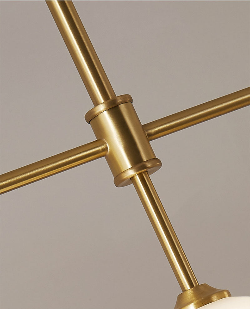 ALVA-Brass Chandelier Light LED