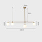 ALVA-Brass Chandelier Light LED