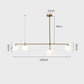 ALVA-Brass Chandelier Light LED
