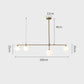 ALVA-Brass Chandelier Light LED