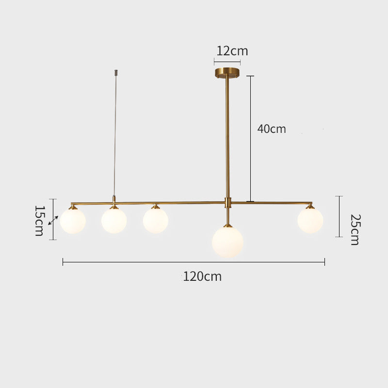 ALVA-Brass Chandelier Light LED