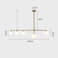 ALVA-Brass Chandelier Light LED