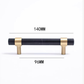 STONE Natural White/Green/Black Marble Cabinet Handles for Furniture