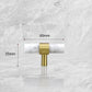 STONE Natural White/Green/Black Marble Cabinet Handles for Furniture