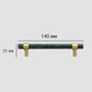 STONE Natural White/Green/Black Marble Cabinet Handles for Furniture
