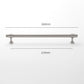 AMRA Nickel Brass Furniture Cabinet Handles Drawer Pulls
